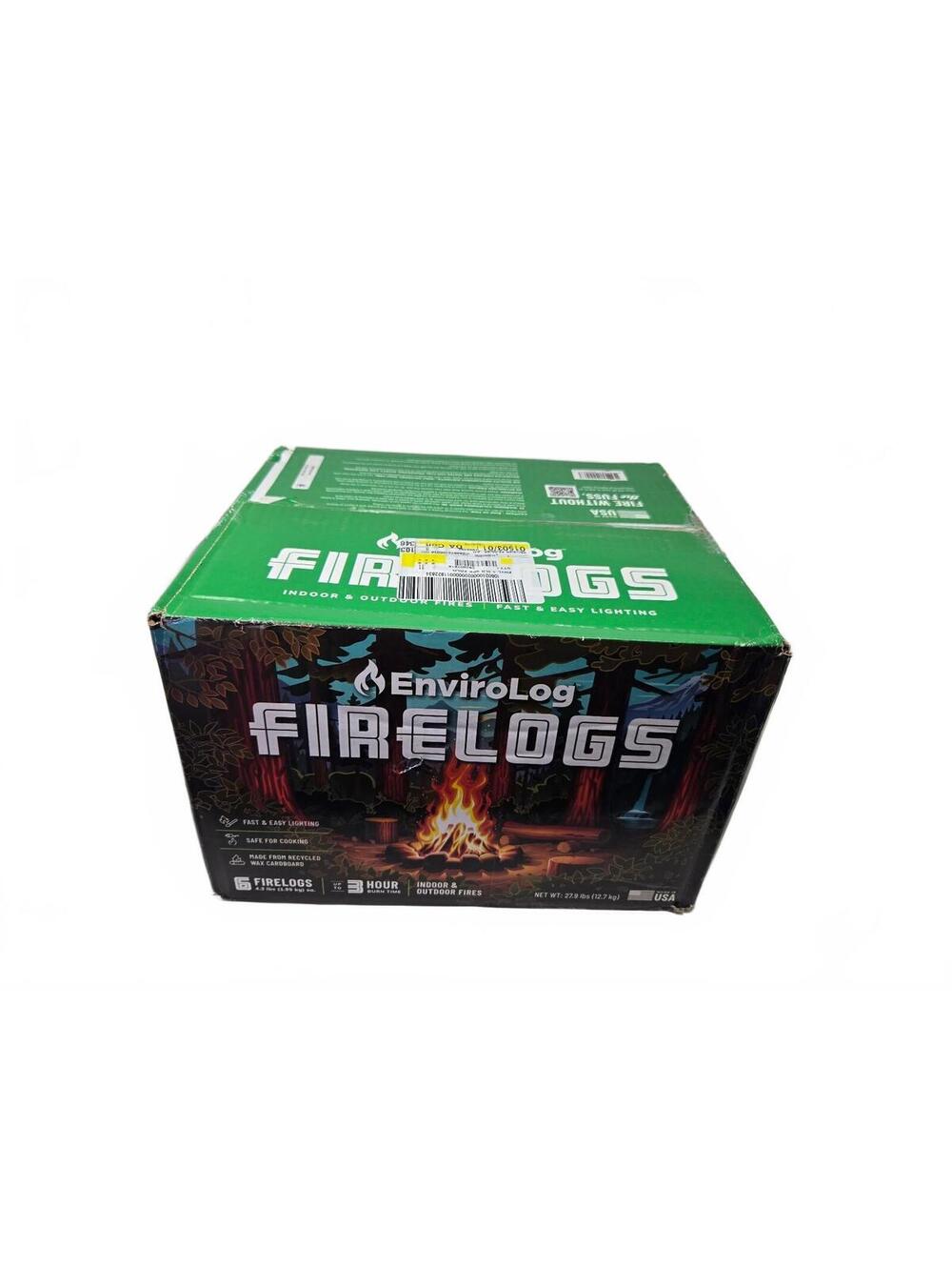 EnviroLog Firelogs Indoor & Outdoor Firewood - Fast & Easy Lighting
